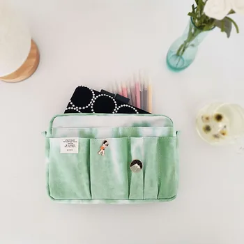 

Japanese Fashion My Little Mint Green Zipper Bag S M Daily Stationery Bag Gift