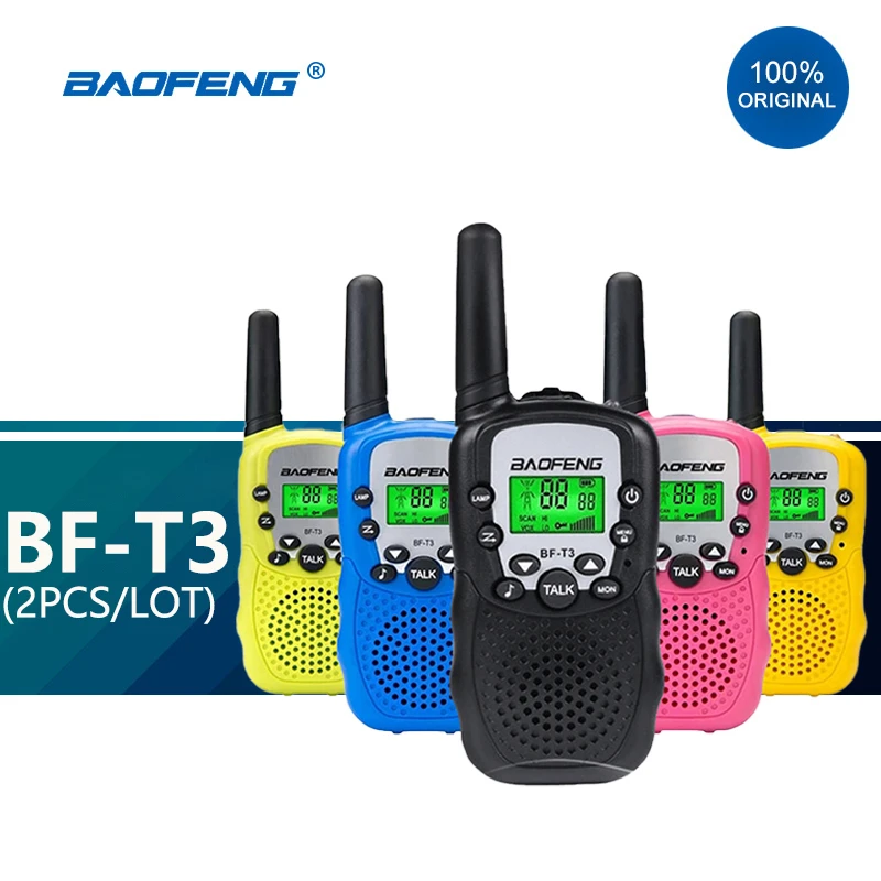1 Paar Baofeng BF-T3 Funk-Walkie-Talkie-Funksprechgerät Kid Interphones 