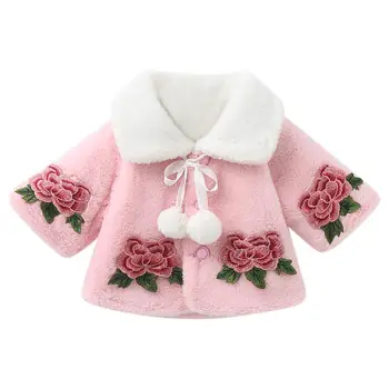 

Toddler Baby girls Autumn Winter Long Sleeve Warm Jacket Hooded Outerwear Fashion Coats Children Cute SnowSuit Clothes