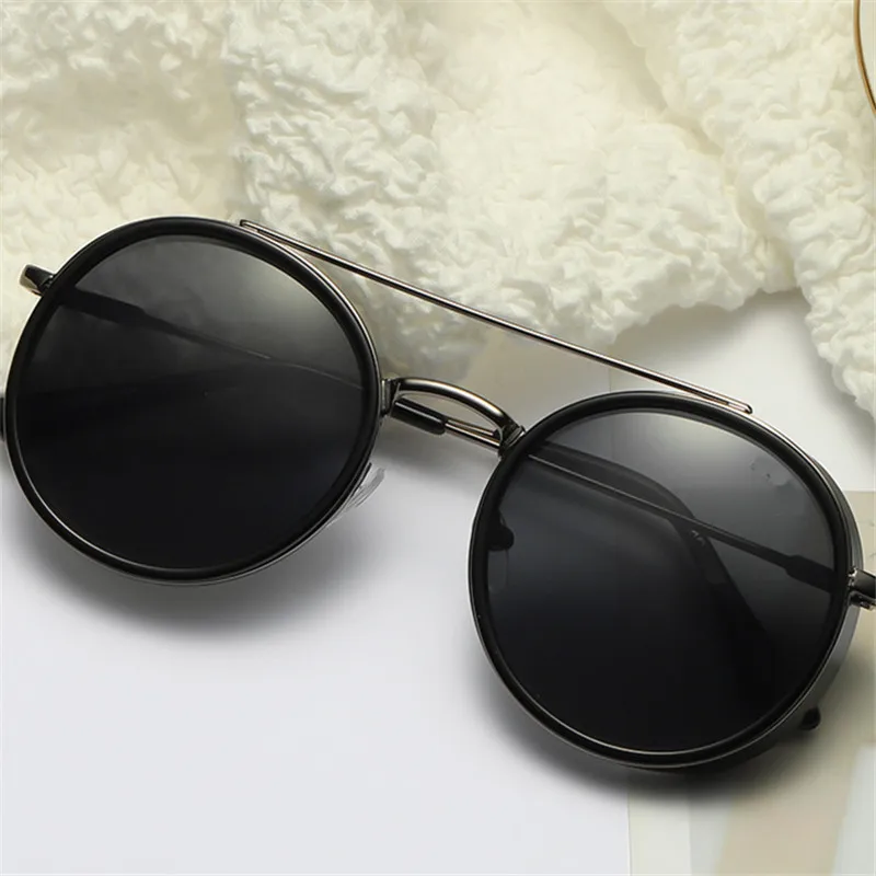 

Новинка 2021, модные солнцезащитные очки в стиле панк, женские солнцезащитные очки высокого качества, очки в круглой оправе в стиле ретро, мужские очки для рыбалки