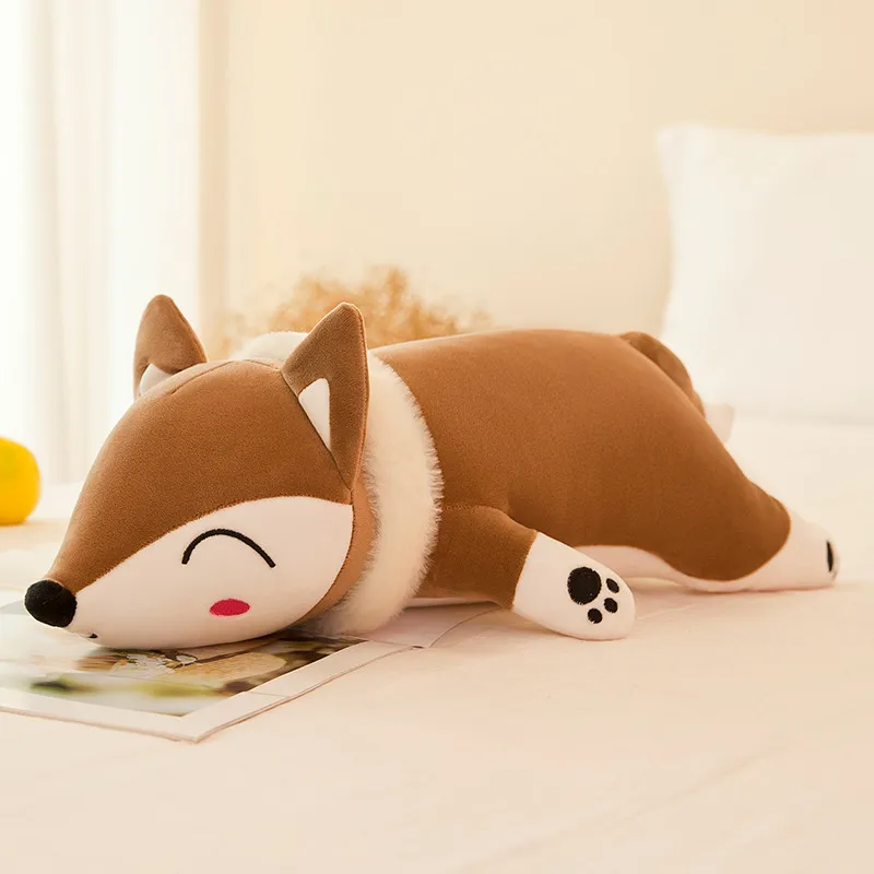 Soft Plush Fox Stuffed Animal Doll Toy for Kids