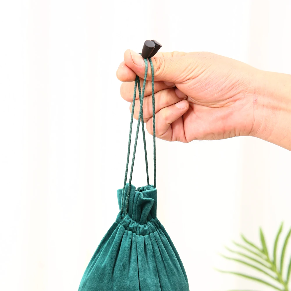 5pcs Jewelry Bags Small Gift Pouches Sundries Bags Drawstring Earphone  Gifts Pouches