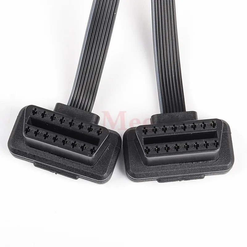 Newest ELM327 OBD2 16Pin Male to Female Extension Cable for OBD2 OBDII Car Diagnostic Adapter Connector Extension cords (3)