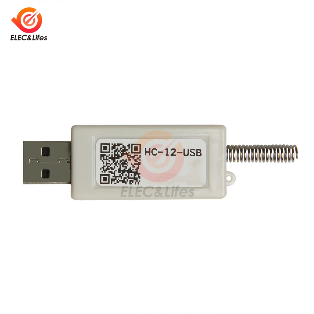 HC-12-USB 433 МГц Серийный беспроводной модуль HC-12 USB 2,0 линейный компьютерный терминал ультра большие расстояния 1000 метров SI4463