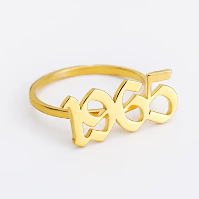 Bague avec nom Clearance