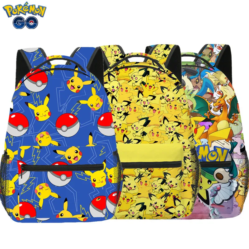 Pokemon Backpack School Bag Children's Pikachu Backpack Pokemon