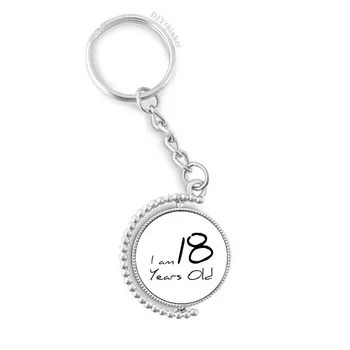 

I am 18 years old Age Young Rotatable Key Chain Ring Keyholder