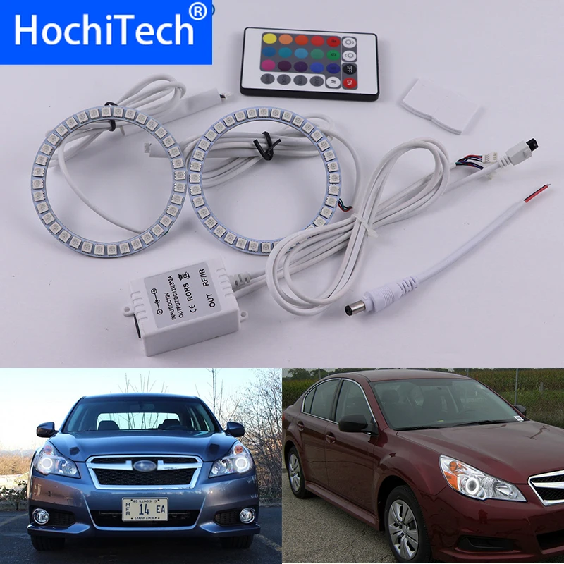 Для Subaru LEGACY 2009 2010 2011 2012 2013 2014 Многоцветный комплект светодиодов глаза ангела RGB