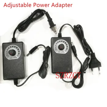 

Adjustable Power Adapter 24W 9-24V 1A,3-12V 2A, Motor Speed Controller Power Adapter Supply Dimmable 110V 220V EU/US Plug