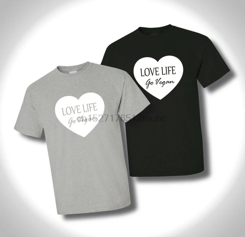 LOVE LIFE-GO VEGAN-Футболка-панк Vegan PETA Vegetarian Hardcore XXX | Мужская одежда
