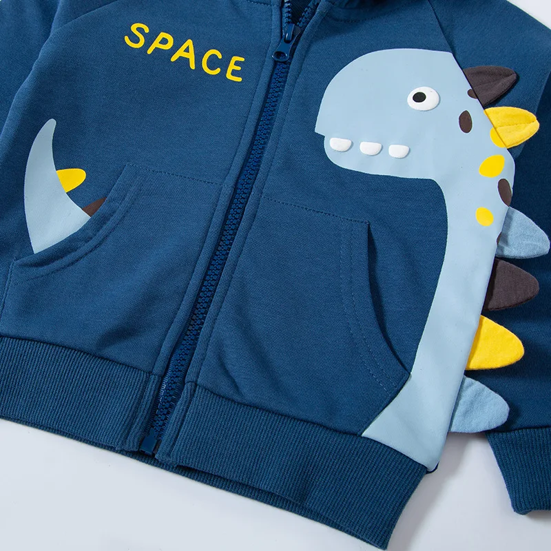 New Autumn Jacket Kids Clothes Boys Jacket Coat 2-7Yrs Children Hooded Cardigan Zipper Coat Winter Hoodies Baby Outerwear