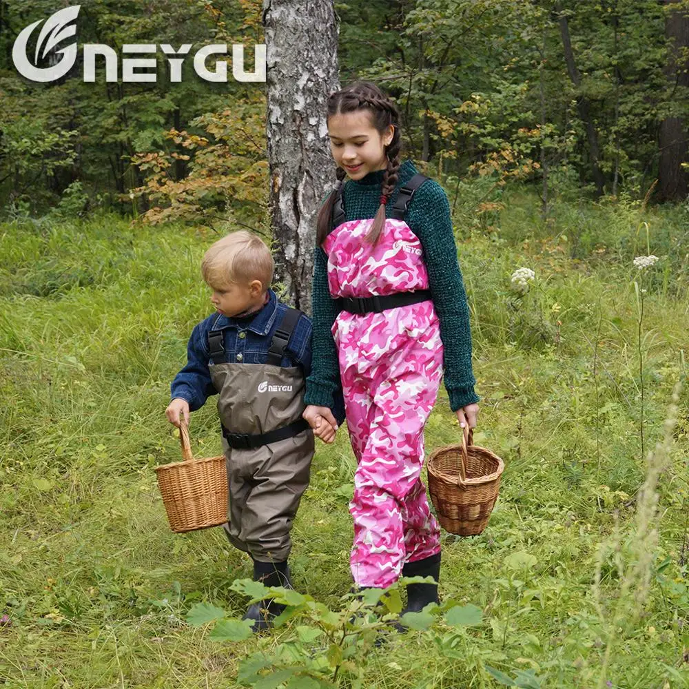 NEYGU children's and kids chest waders, fishing waders, boating