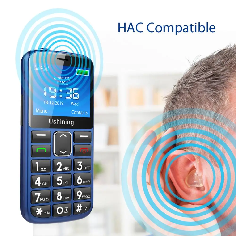 2G Big Button Mobile Phone for Elderly Unlocked