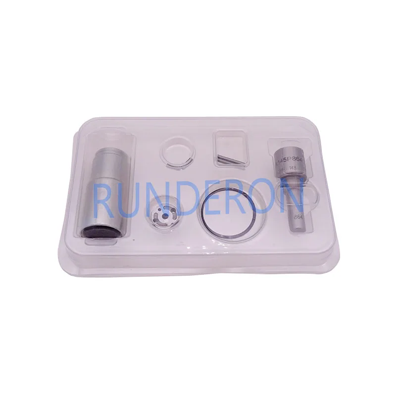 RUNDERON инжектор Common Rail 095000-5881 наборы для ремонта 07# отверстие клапана пластины топливного сопла DLLA145P864 для Denso 095000-5880