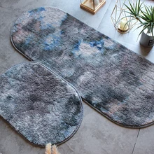 Современный минималистичный коврик для кухни в скандинавском стиле, противоскользящий водопоглощающий длинный коврик для пола, дверной коврик для ванной комнаты