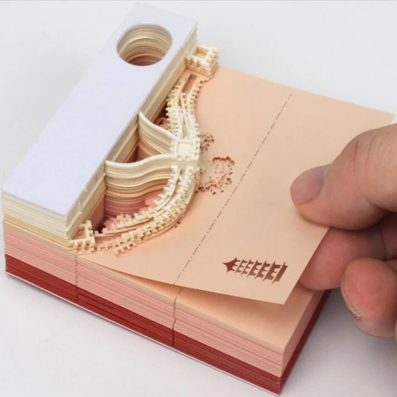 3D сделай сам бумажная архитектурная модель новая Памятка Примечание для
