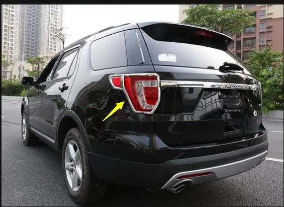 Для Ford explorer абажур лампы 16-19 Специальный ABS задний фонарь рамка завод декоративная рамка аксессуары