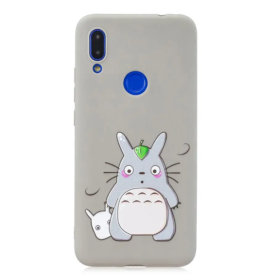 Huawei Y5 Y6 Y7 силиконовый чехол с мультяшным рисунком для huawei Y6 Prime Coque Honor 8S чехол милый Стенд мягкие чехлы для телефонов - Цвет: B2