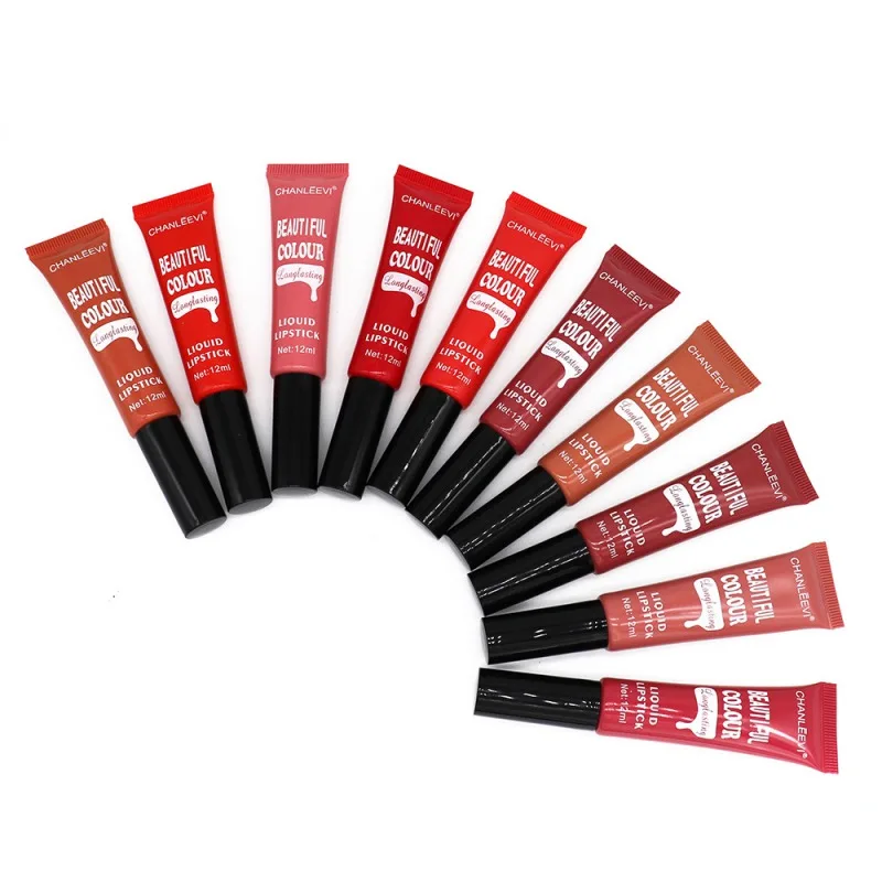 Hotsale Beauty 12 Colors Lip Gloss Matte Lip Gloss Liquid Matte Lipstick Moisturizing Long Lasting Hotsale Beauty 12 Colors Lip Gloss Matte Lip Gloss Liquid Matte Lipstick Moisturizing Long Lasting