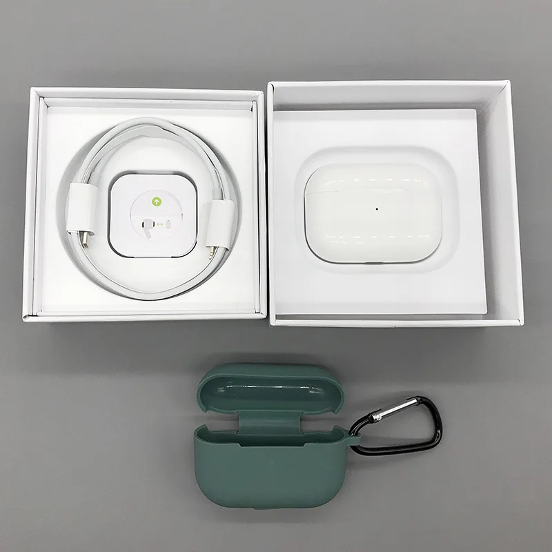 TWS 1: 1 Copy Air Pro 3 беспроводные Bluetooth наушники смарт-датчик Шумоподавления bluetooth наушники стерео наушники с - Цвет: CBX006-Dark green
