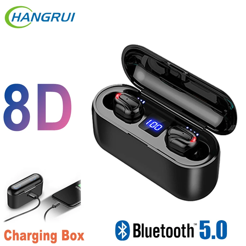 

Q32 TWS Wireless Earphones Bluetooth Earphone 5.0 Wireless Bluetooth 8D Stereo Handsfree Headset Charging Box 3500 MAh With Mic