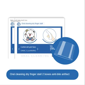

Baby Oral Cleaner Infant Nipple Gauze Toothbrush Baby Tongue Cleaning Gadgets-1-2 Years Old Suit