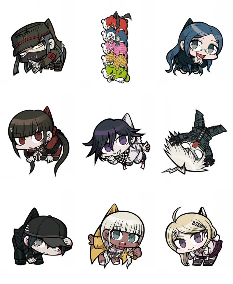1 шт. Горячая Аниме Danganronpa V3: Killing Harmony мультфильм кулон брелок для рюкзака Косплей Декор брелок Коллекция подарок на Хэллоуин
