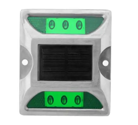 green ICOCO Солнечный Спайк светильник s литой энергосберегающий светодиодный светильник с высоким сопротивлением водонепроницаемый дорожный светильник ing Tips светильник Лидер продаж - Испускаемый цвет: green