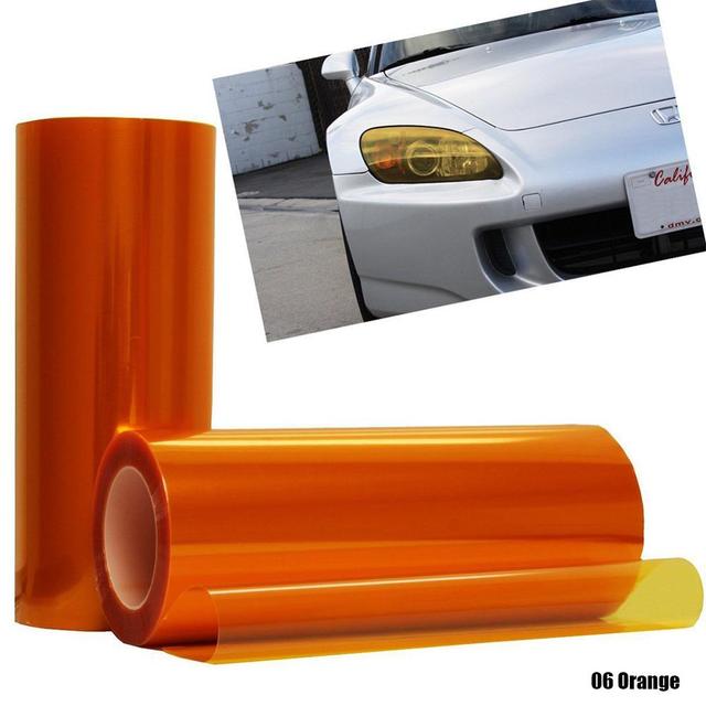 Car Tint Fashion Headlight Taillight Fog Light Vinyl Smoke Film Sheet Sticker Cover Car Styling For All Cars Accessories