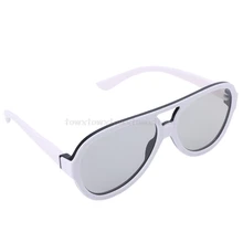 Универсальные круглые Пассивные Поляризационные 3D очки для ТВ реального 3D кинотеатра 0,42 мм S11 19 Прямая поставка