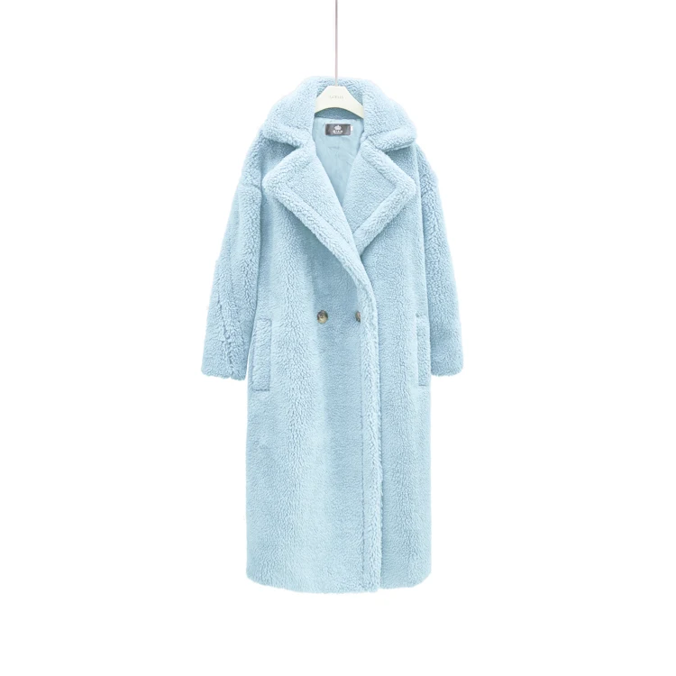 women's clothing winter outerwear coats new lambs wool coat female Korean loose coat 1018