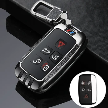 

Genuine leather paste zinc alloy car key case cover For Land Range Rover Sport Discovery Sport Evoque Freelander 2 For JAGUAR XE
