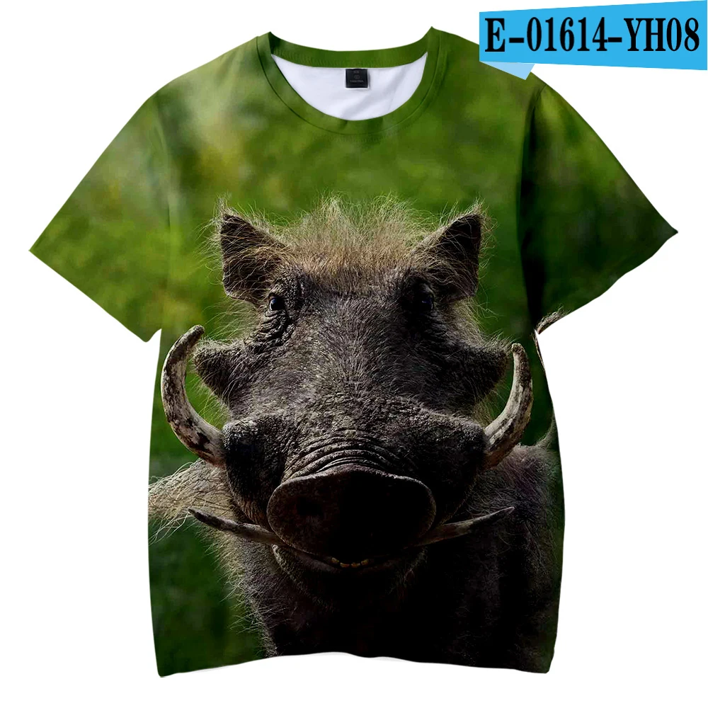 3D The Lion King Kid's t shirt Boys Girls Hot Fashion Summer Soft Comfortable Kids T shirt 3D Print Lion King Children T-shirt - Цвет: 3D