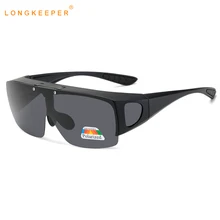 

LongKeeper Fashion Polarized Sunglasses Men Women 2020 New Flip Up Driving Sun Glasses Male Classic Square Fishing Sport Goggles