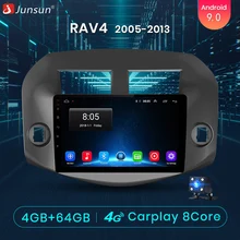 Junsun V1 pro 4G + 64G CarPlay Android 9.0 DSP Voor Toyota RAV4 2005-2012 2013 Auto radio Multimedia Video Player GPS RDS 2 din dvd(China)