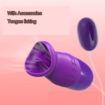 Multi-speed Tongue Oral Licking Vibrator USB Vibrating Egg G-spot Vagina Massage Clitoris Stimulator Sex Toys for Women Sex Shop 4
