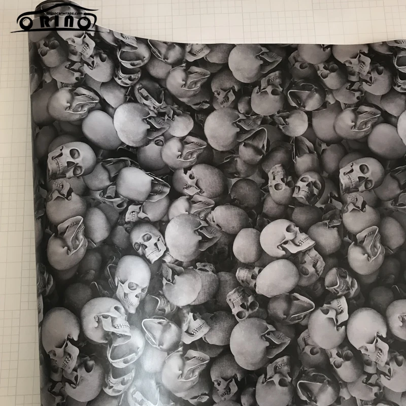 Skull Car Sticker Wrap Decal-6
