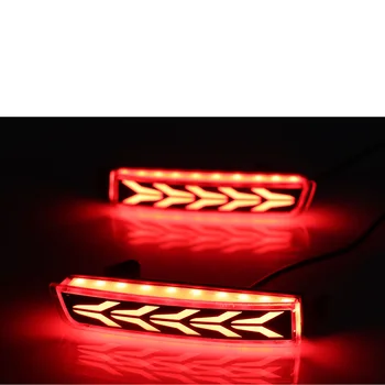 

2pcs LED Tail Rear Bumper Reflector Light Lamp Stop Fog Brake Light For Infiniti FX QX70 ESQ for Nissan LIVINA Quest Terra Kicks