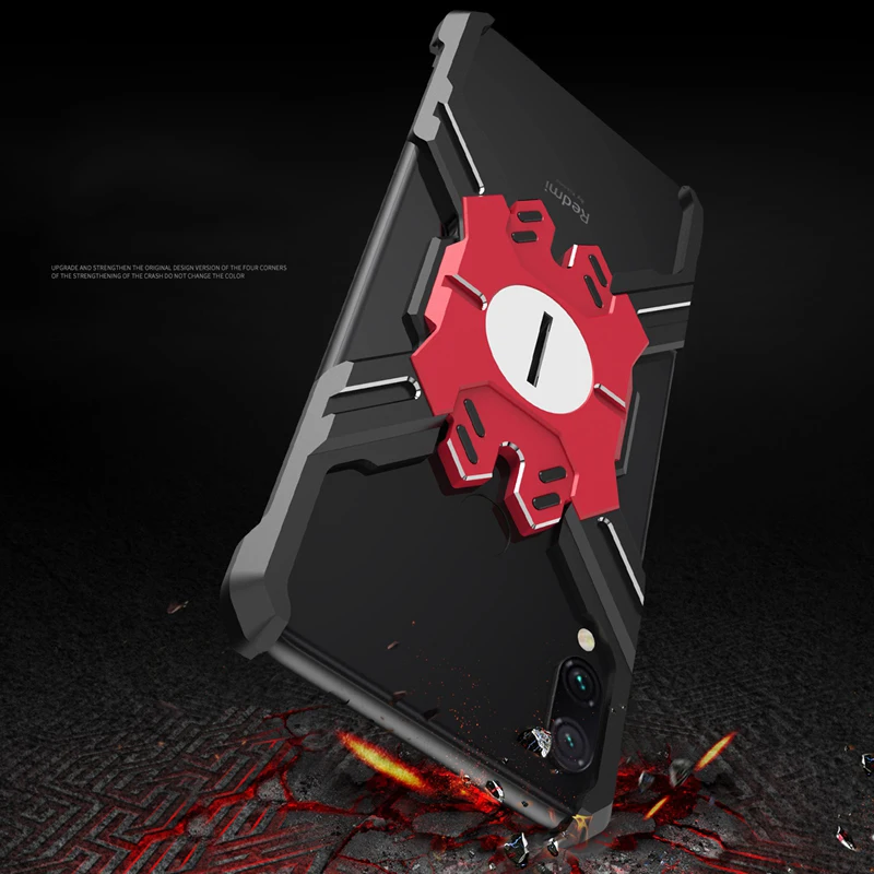 Чехол для Xiaomi Redmi Note 7, чехол для Redmi K20 Pro, защитный чехол, металлический алюминиевый каркас, противоударный чехол для телефона