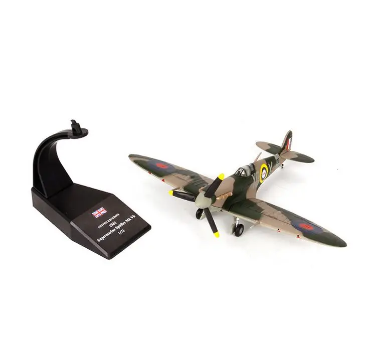 1: 72 Spitfire модель Второй мировой войны модель самолета из сплава моделирование военные украшения готовая коллекция продукта