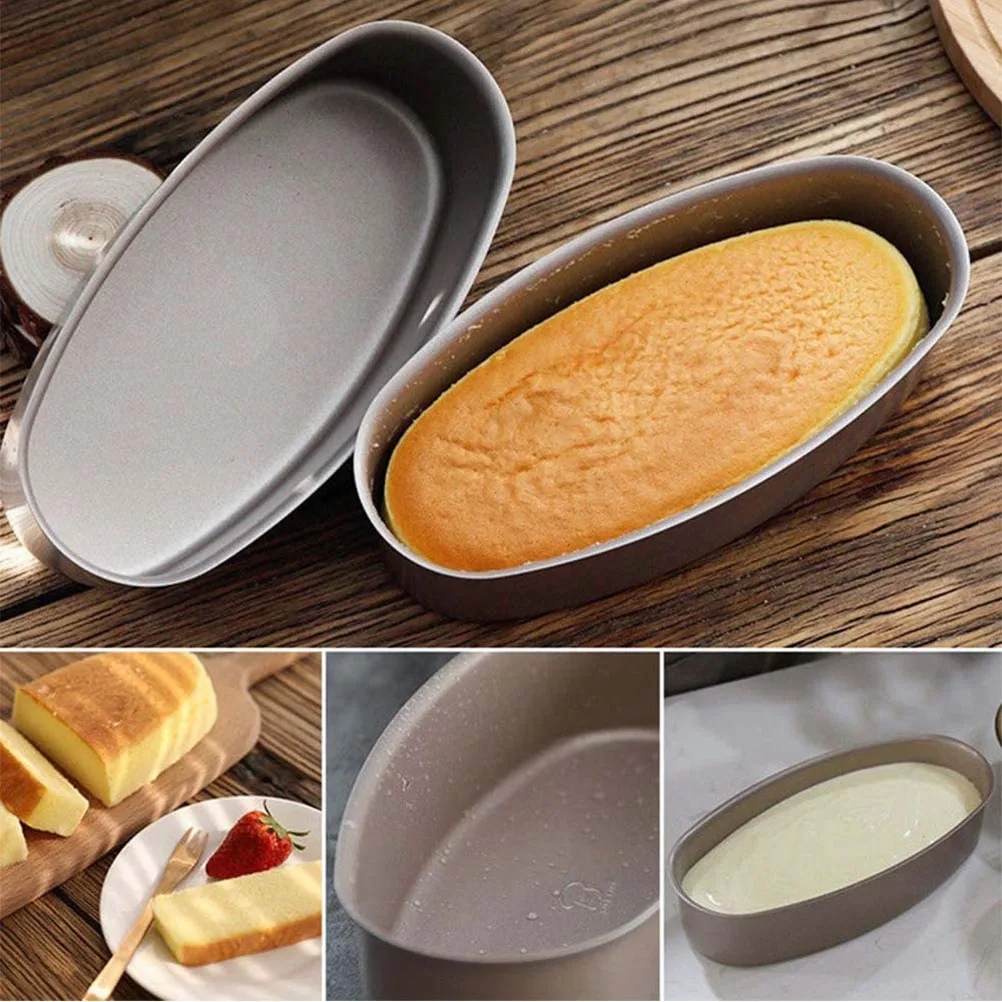 

Oval Shape Nonstick Baking Tray Bread Loaf Mold Cheese Cake Tin Cake Pan Kitchen Cooking Baking Tool