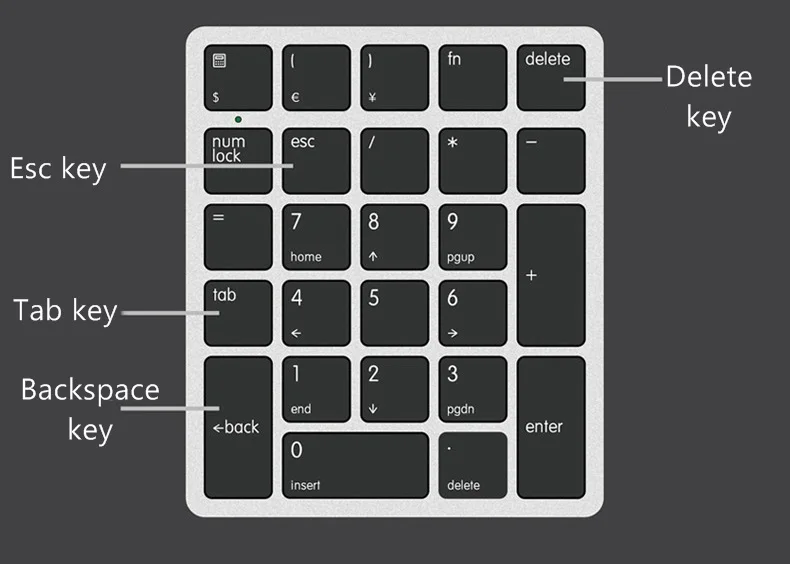 Magicforce NK200 26 ключ ультратонкая USB Проводная Мини-внешняя цифровая клавиатура, удобные клавиши, клавиатура для учета