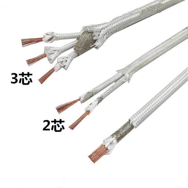 0.5mm square transparent clear color power cable cord with steel wire rope  Electrical Wires 2 cores cable for led pendant lights