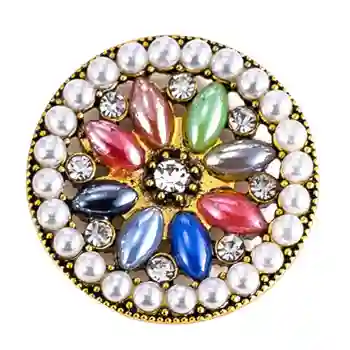 

20pcs New heart stone metal Snap Button Jewelry 18mm Snap Buttons fit Snap Bracelet Bangles Button Jewelry