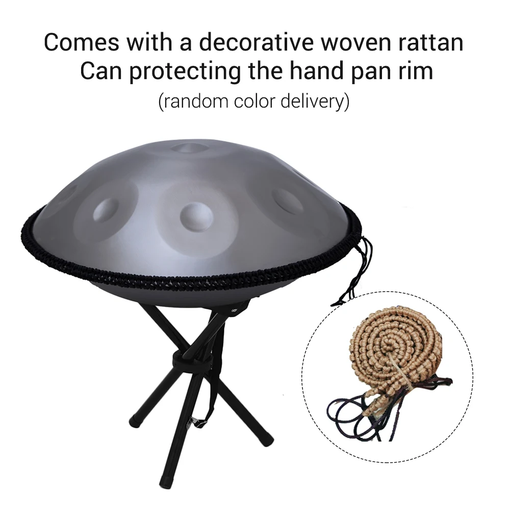 10 нот Профессиональная ручная кастрюля Handpan барабан ручной работы висячий барабан с HandPan сумка висячий барабан стенд хороший звук