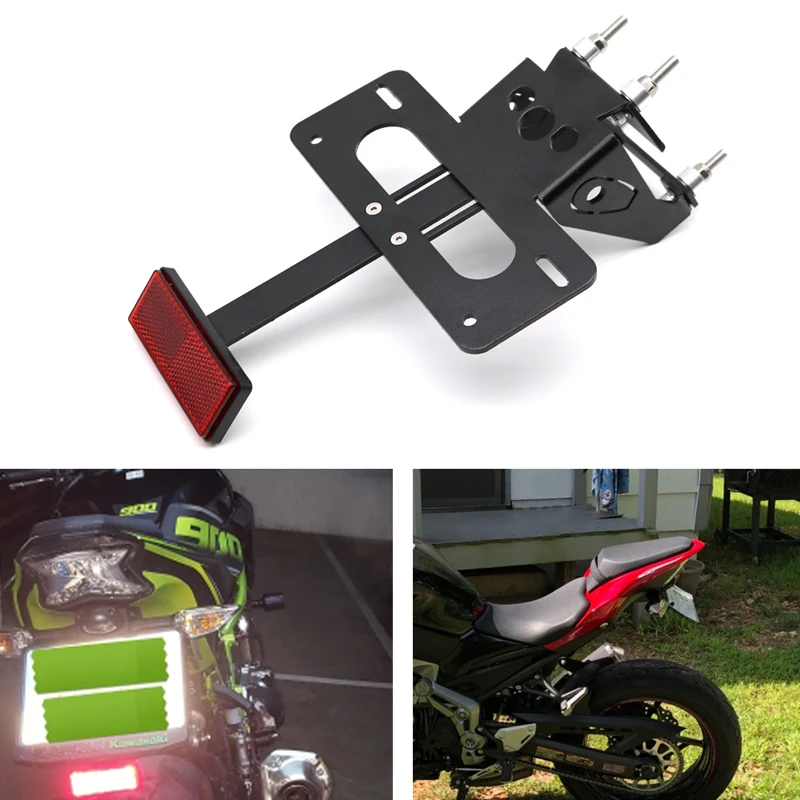 Fit For Kawasaki Z900 2017-2022 Rear Tail Tidy Number License Plate Holder Motorcycle Fender Eliminator Kit Z900 2017 2018-2021