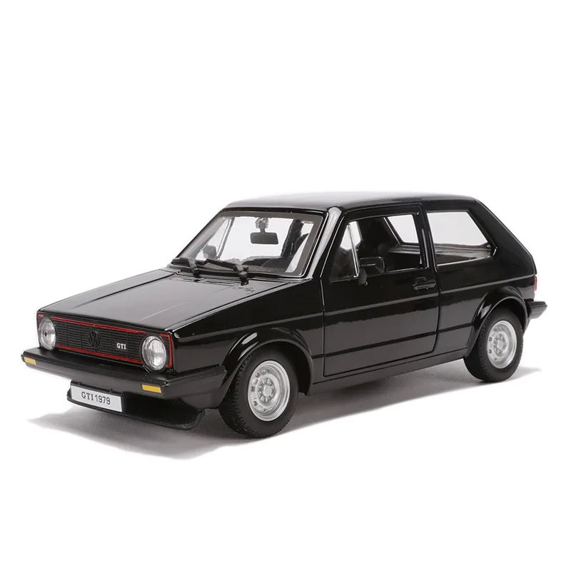 1:24 VW-1979 сплав модель автомобиля, моделирование литья металла модель автомобиля, коллекция подарок модель украшения - Color: Black