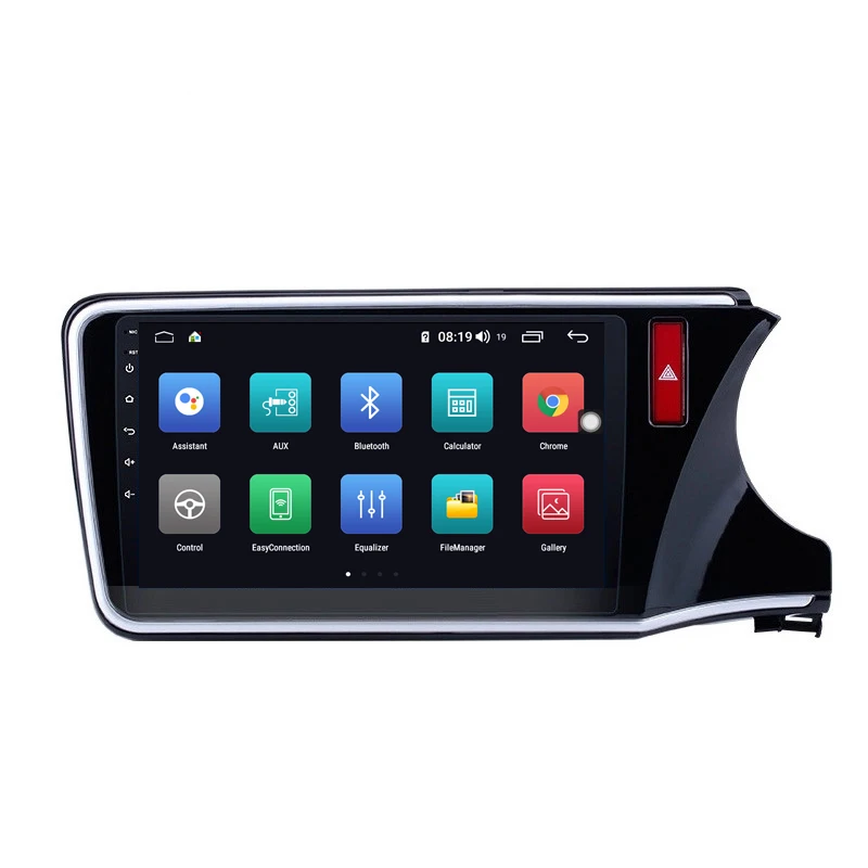 Perfect Ectwodvd 10.1inch Andriod 8.1 Car DVD GPS For Honda City Greiz Gienia 2015 2016-2018 4G RAM 64G ROM CarPlay DSP 4G LTE with WIFI 1