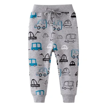

Children Sweatpants Applique Cars Boys Trousers Pants Autumn Spring Baby Long Pants Fashion Boys Sport Clothing