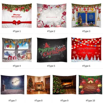 

New Christmas Tapestries Art Tapestry Polyester Tapestry Wall Hanging Tapestries Party Christmas Wedding Decoration Table Cloth